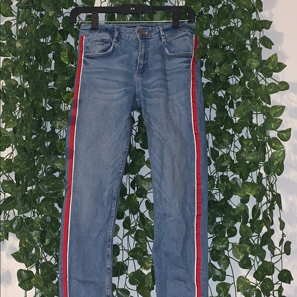 Red-striped jeans - Picture 1 of 6
